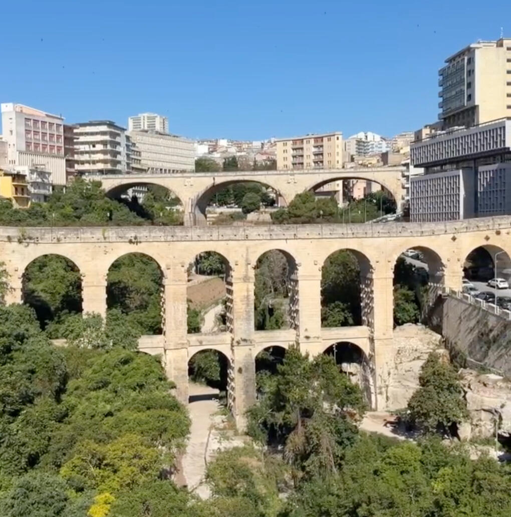 Ragusa bridges Vally view of Ragusa with antique bridges